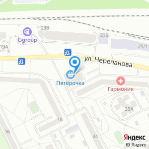 Екатеринбург черепанова 18 карта