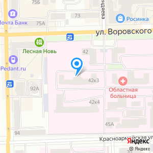 Воровского 54а киров карта