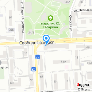 Карта красноярск свободный проспект