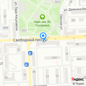 Карта красноярск свободный проспект