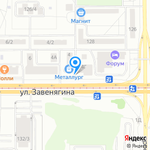 Завенягина карта магнитогорск