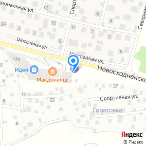 Карта новосходненское шоссе