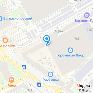 Москва багратионовский пр 7к3 карта