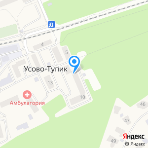 Карта усово тупик