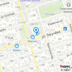 Фирма ростов. Текучева 209 Ростов-на-Дону на карте.