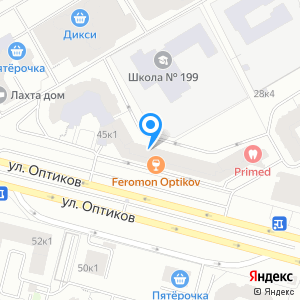 Оптика в спб карта