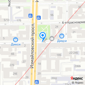 Карта спб измайловский проспект