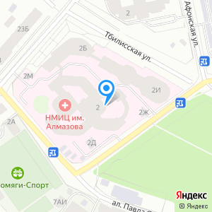 Алмазова санкт петербург на аккуратова карта