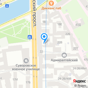 Карта суворовского проспекта спб