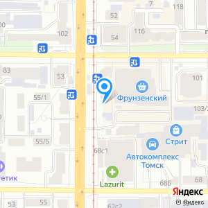 Томск комсомольский 43 3 карта