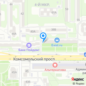 Комсомольский проспект челябинск карта